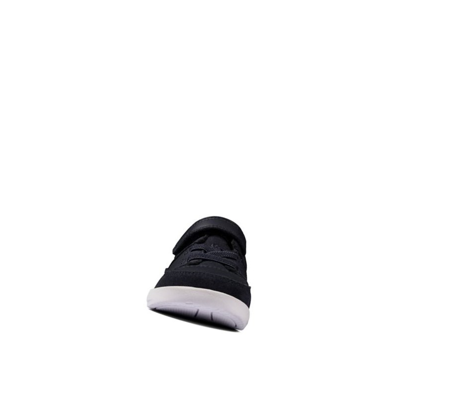 Clarks Tri Craft Leder Lederschuhe Jungen Navy | ORME87350