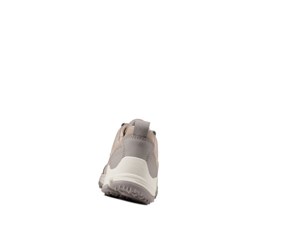 Clarks Tri Path Lo Nubuck Freizeitschuhe Damen Hautfarbe | SJEV67802
