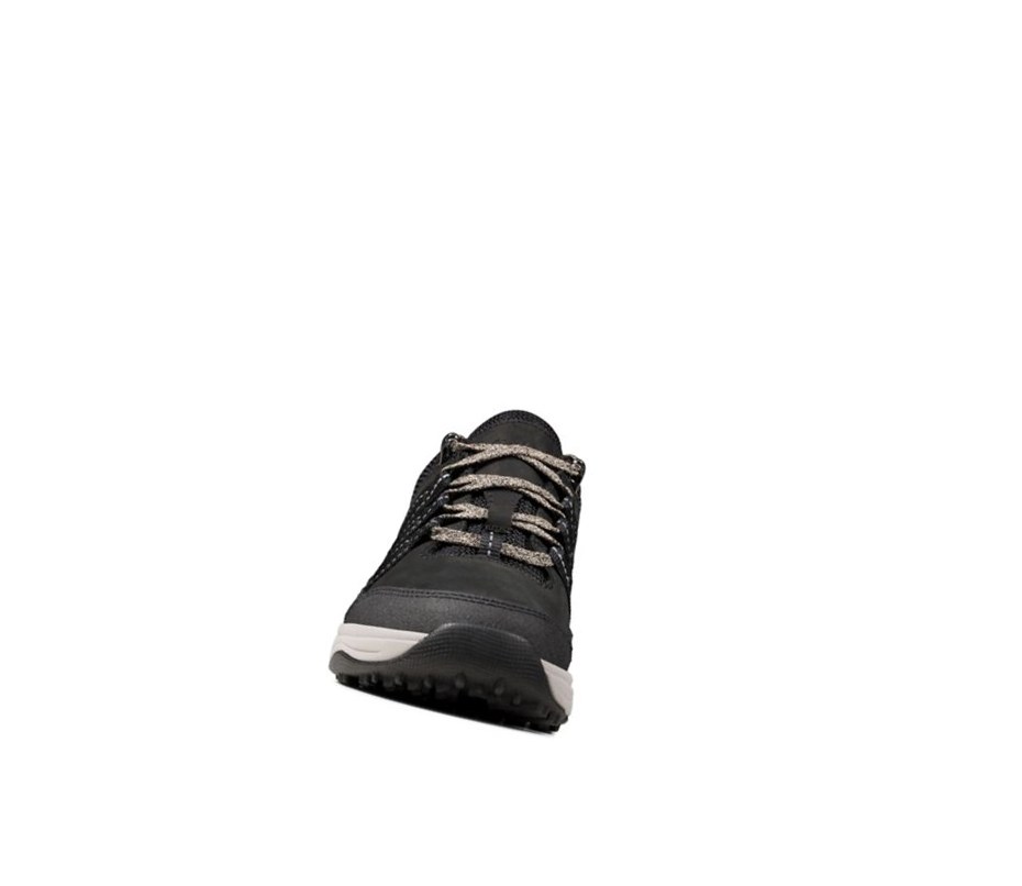 Clarks Tri Path Lo Nubuck Freizeitschuhe Damen Schwarz | UVEQ26745