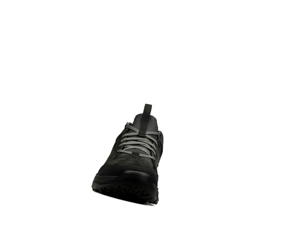Clarks Tri Path Walk Textil Sneakers Herren Schwarz | HBIL61498