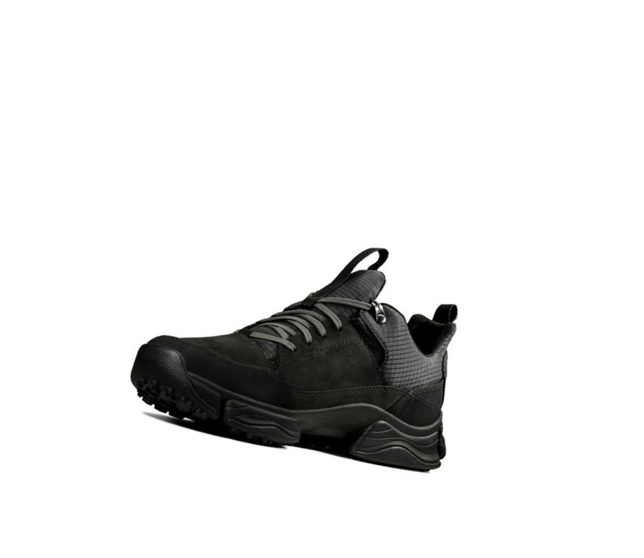 Clarks Tri Path Walk Textil Sneakers Herren Schwarz | HBIL61498