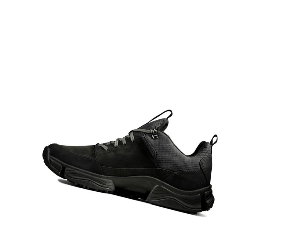 Clarks Tri Path Walk Textil Sneakers Herren Schwarz | HBIL61498