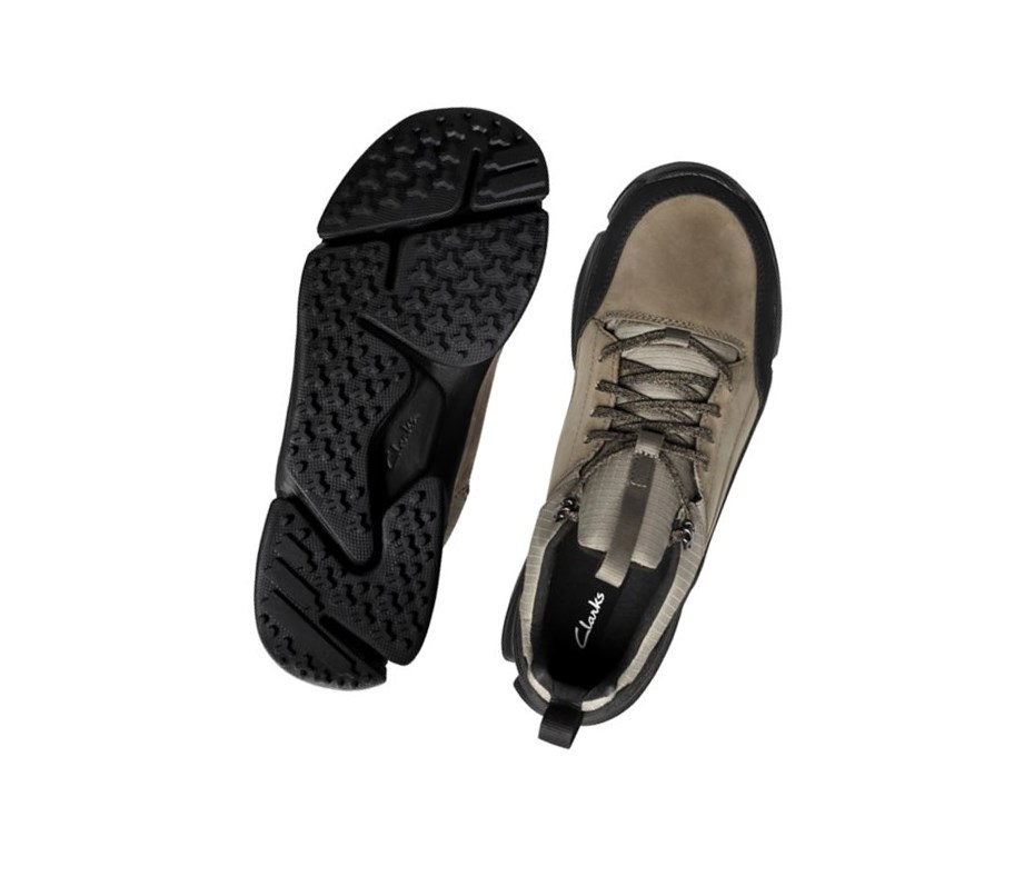Clarks Tri Path Walk Textil Sneakers Herren Olivgrün | JCBZ69502
