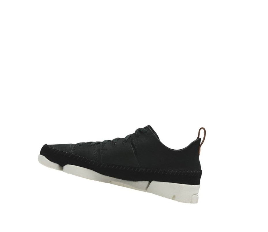 Clarks Trigenic Flex Nubuck Sneakers Damen Schwarz | DQJP97250
