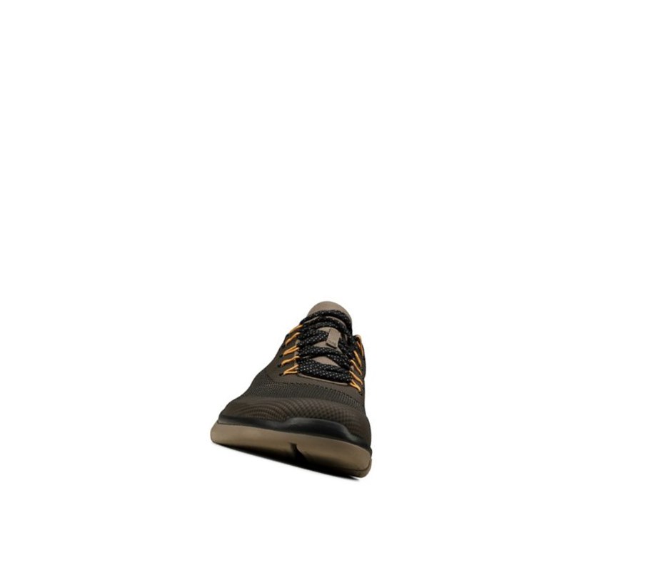 Clarks Triken Jump Textil Sneakers Herren Olivgrün | SGXC43976