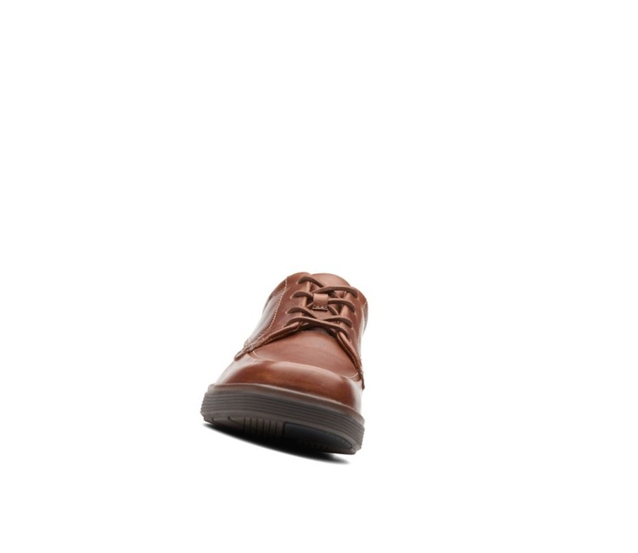 Clarks Un Abode Ease Leder Weite Fit Lederschuhe Herren Dunkelbraun | ZHEV43718