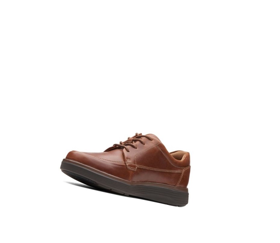 Clarks Un Abode Ease Leder Weite Fit Lederschuhe Herren Dunkelbraun | ZHEV43718