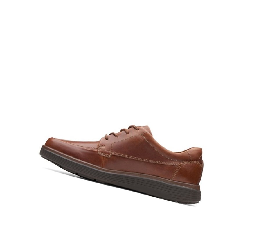 Clarks Un Abode Ease Leder Weite Fit Lederschuhe Herren Dunkelbraun | ZHEV43718
