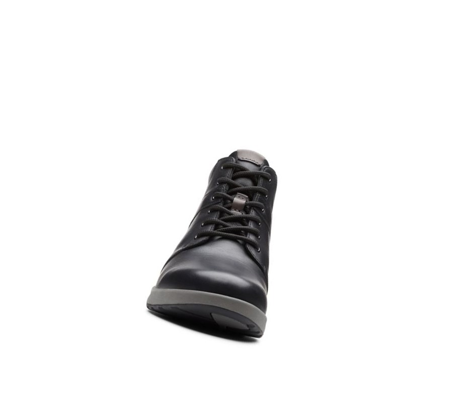 Clarks Un Adorn Leder Outdoorschuhe Damen Schwarz | QXIT50631