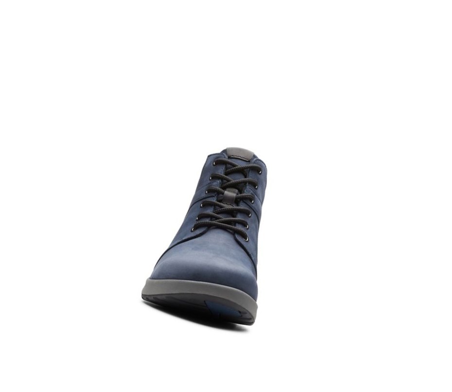 Clarks Un Adorn Nubuck Leder Outdoorschuhe Damen Navy | BJWA10784