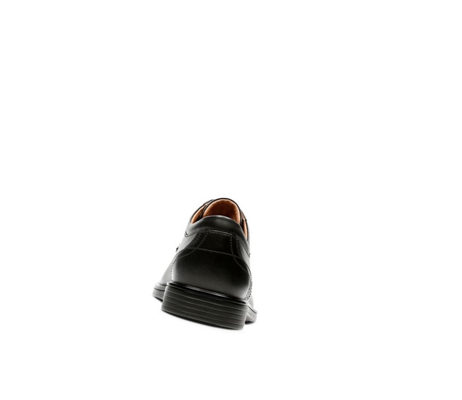 Clarks Un Aldric Park Leder Weite Fit Wanderschuhe Herren Schwarz | DBFM13765