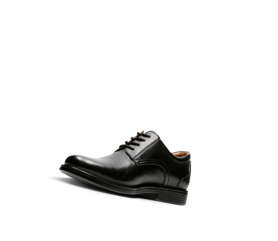 Clarks Un Aldric Spitze Leder Lederschuhe Herren Schwarz | MGWL13497