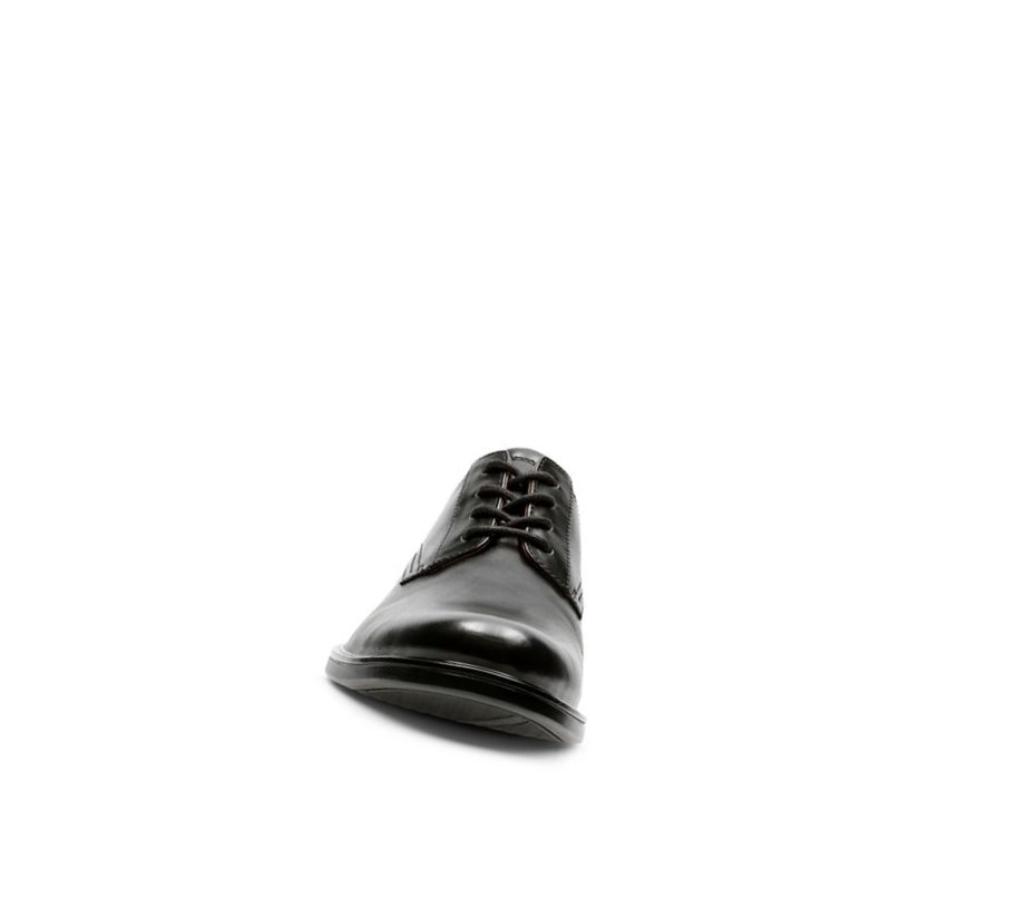 Clarks Un Aldric Spitze Leder Weite Fit Lederschuhe Herren Schwarz | EDKP74826