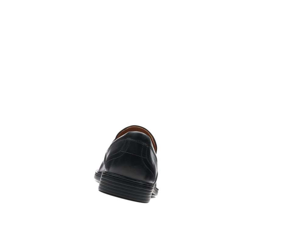 Clarks Un Aldric Step Leder Wanderschuhe Herren Schwarz | UMQS42891