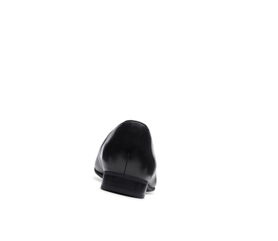 Clarks Un Blush Ease Leder Weite Fit Lederschuhe Damen Schwarz | DWZC18036