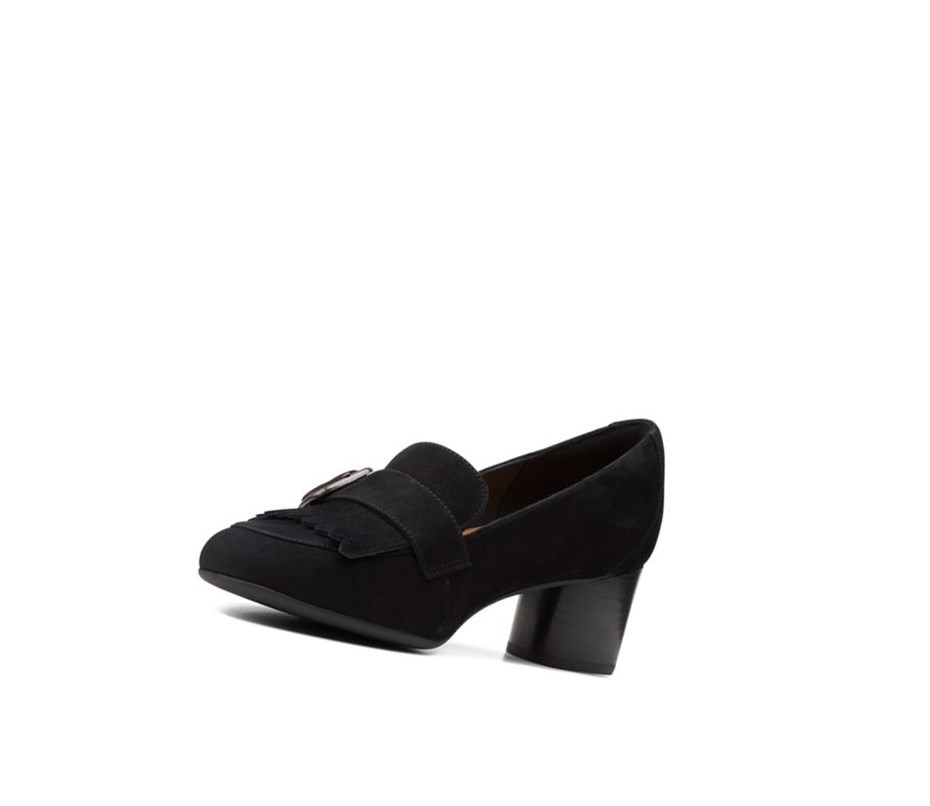 Clarks Un Cosmo Go Wildleder Hohe Schuhe Damen Schwarz | NXJL21635