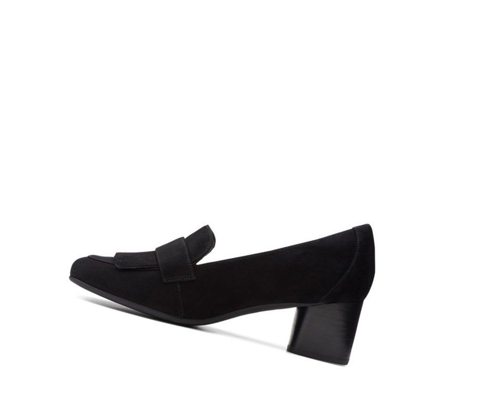 Clarks Un Cosmo Go Wildleder Hohe Schuhe Damen Schwarz | NXJL21635