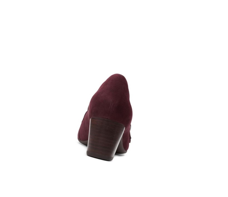 Clarks Un Cosmo Go Wildleder Hohe Schuhe Damen Bordeaux | SLPD46301