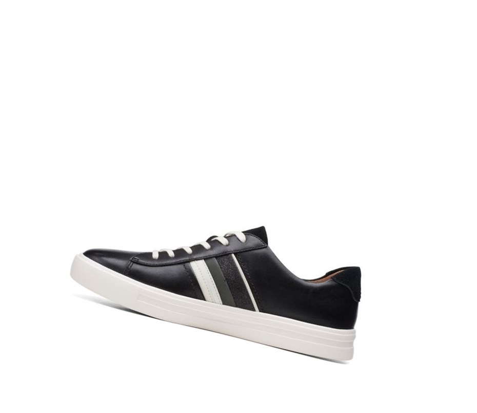 Clarks Un Maui Band Leder Lederschuhe Damen Schwarz | XVYW12075