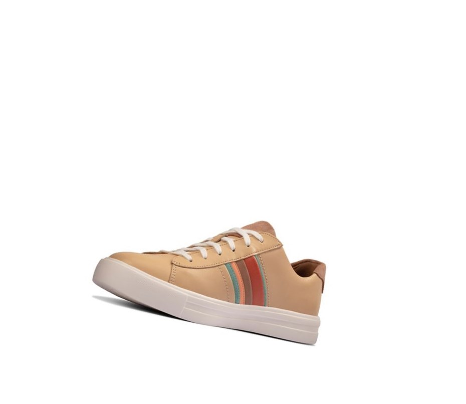 Clarks Un Maui Band Spitze-ups Wildleder Sneakers Damen Hellbraun | LUIS98240