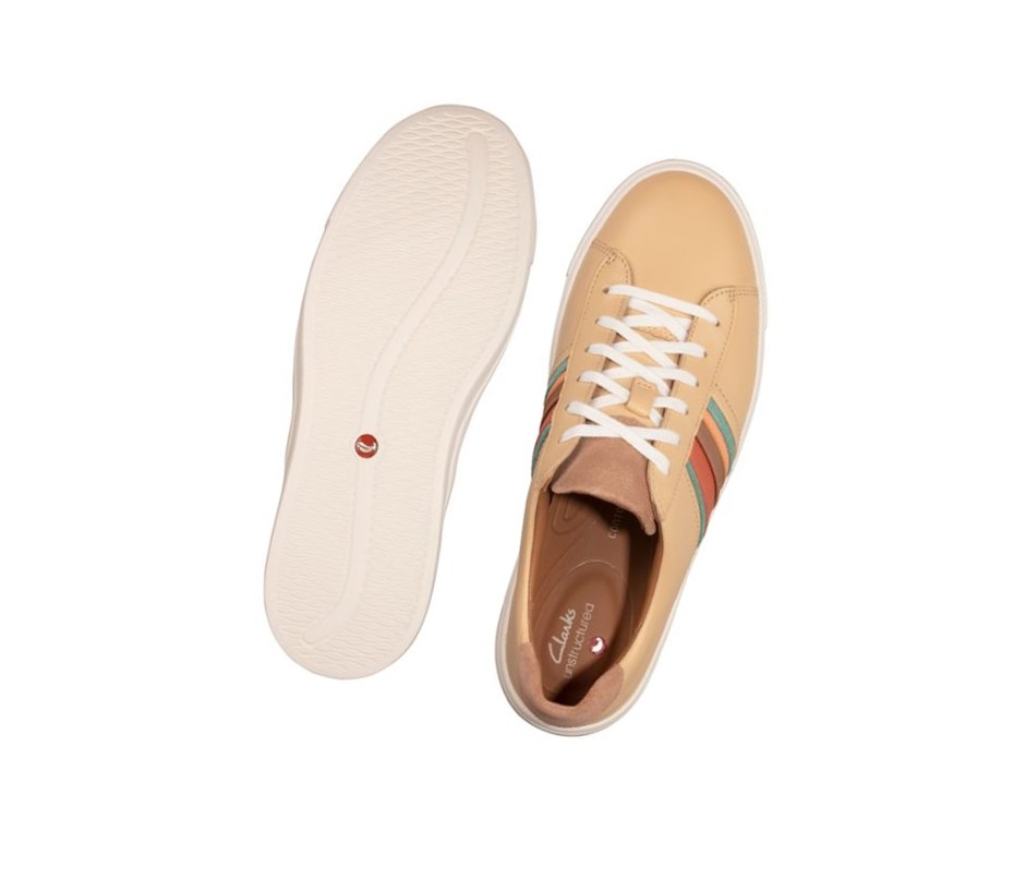 Clarks Un Maui Band Spitze-ups Wildleder Sneakers Damen Hellbraun | LUIS98240