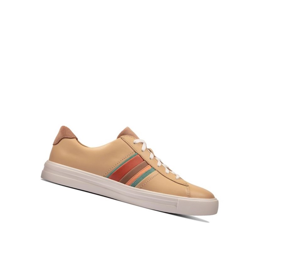 Clarks Un Maui Band Spitze-ups Wildleder Flache Schuhe Damen Hellbraun | YNXA37405