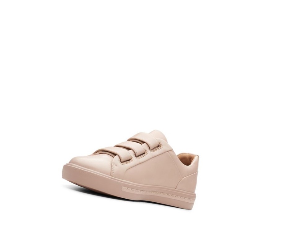 Clarks Un Maui Riemen Leder Lederschuhe Damen Hautfarbe | HCJL39028
