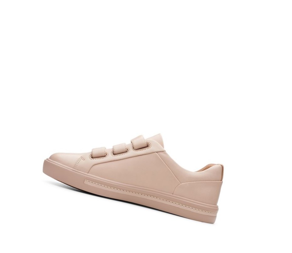 Clarks Un Maui Riemen Leder Lederschuhe Damen Hautfarbe | HCJL39028