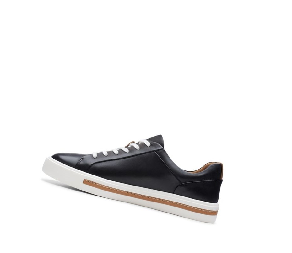 Clarks Un Maui Spitze Leder Weite Fit Lederschuhe Damen Schwarz | EXUS73491