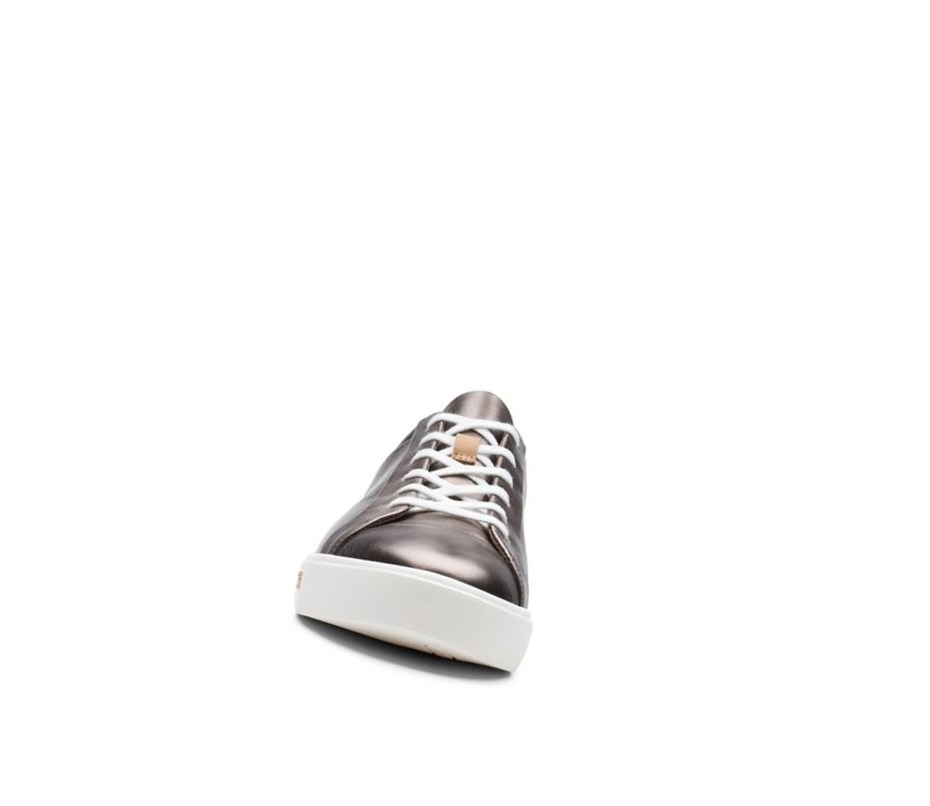 Clarks Un Maui Spitze Leder Weite Fit Lederschuhe Damen Kupfer Metal | KXYN97843