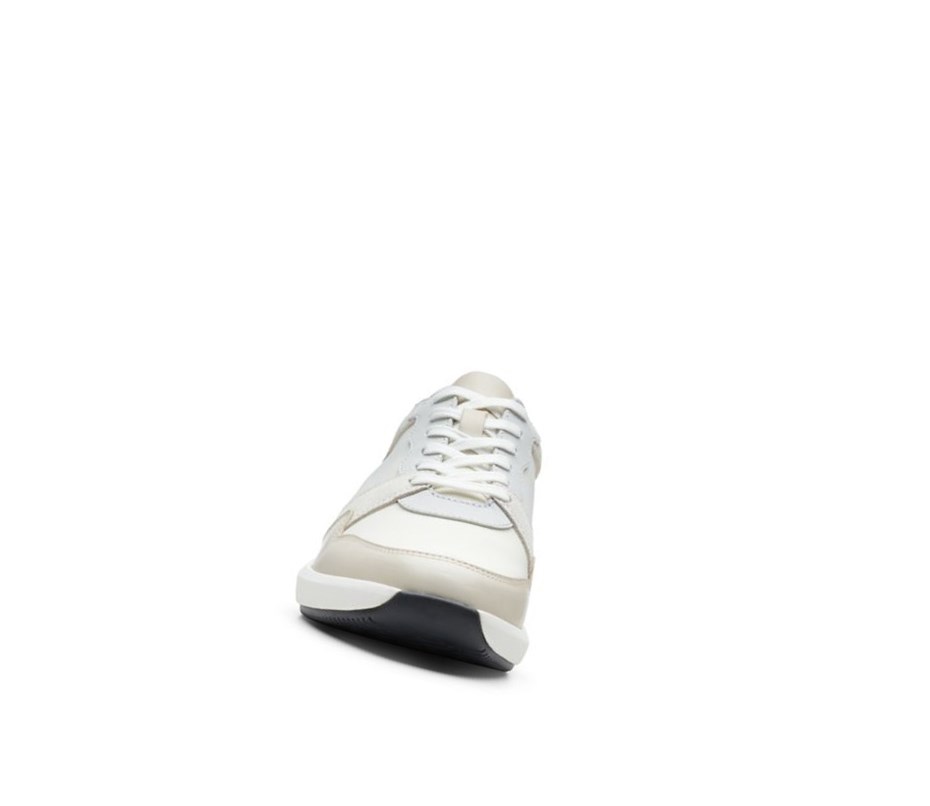 Clarks Un Rio Run Textil Sneakers Damen Weiß | AUEN95238