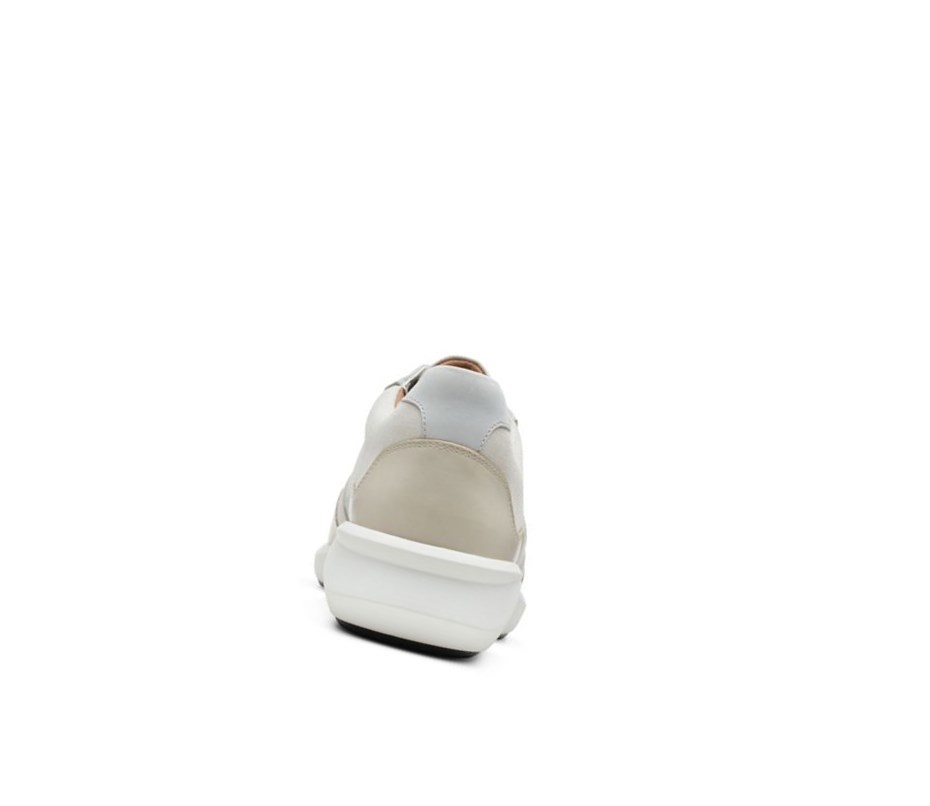 Clarks Un Rio Run Textil Sneakers Damen Weiß | AUEN95238