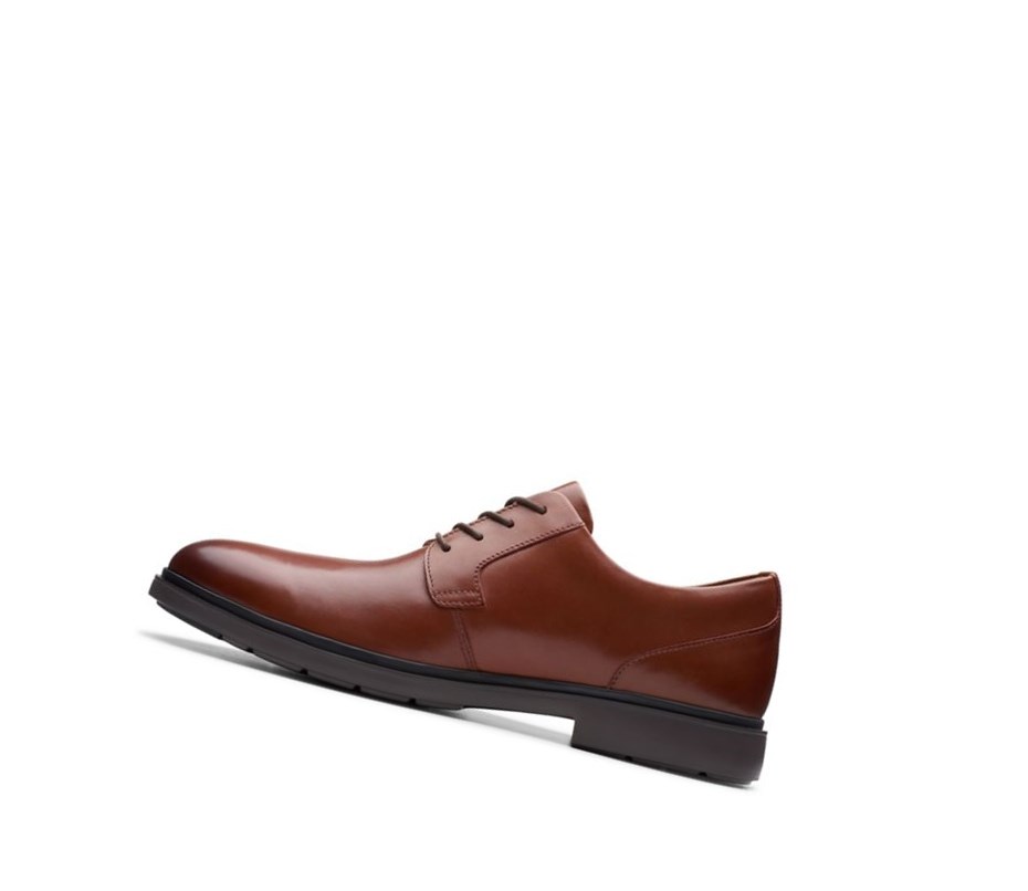 Clarks Un Tailor Tie Leder Lederschuhe Herren Braun | ENLK03821