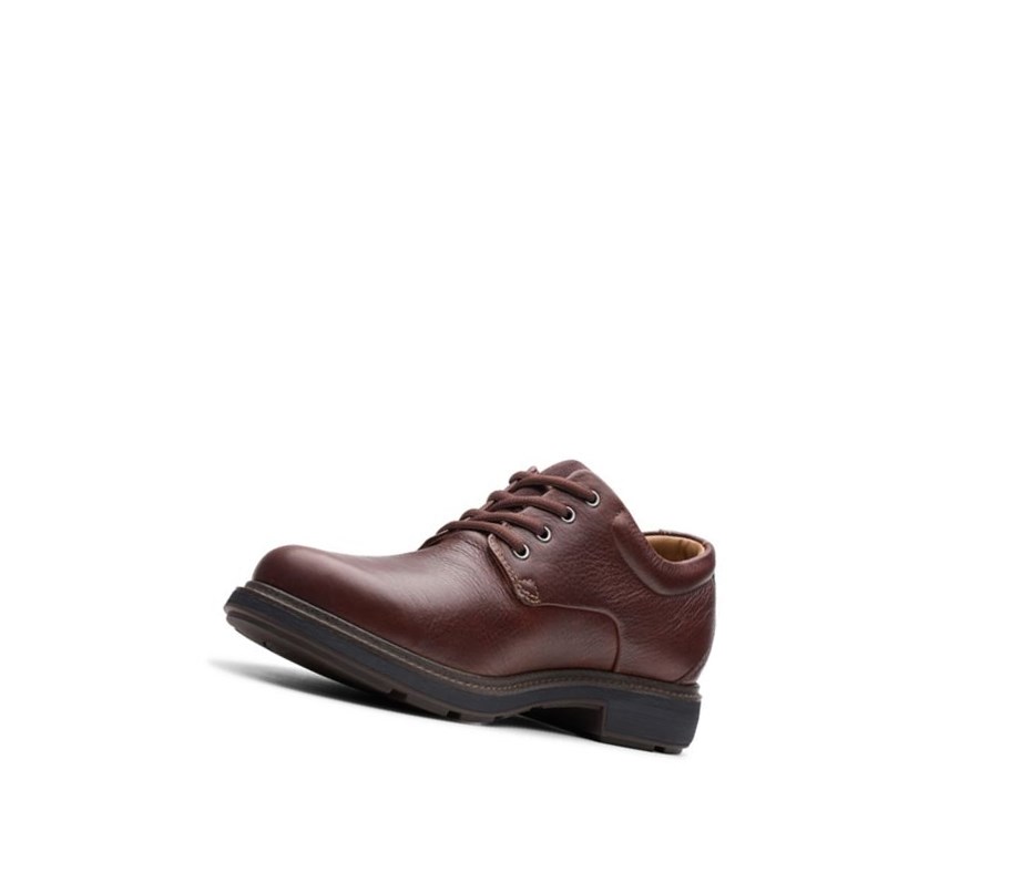 Clarks Un Tread Lo Gore-tex Leder Lederschuhe Herren Dunkelbraun | ZTBS13958