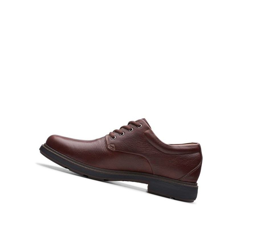 Clarks Un Tread Lo Gore-tex Leder Lederschuhe Herren Dunkelbraun | ZTBS13958