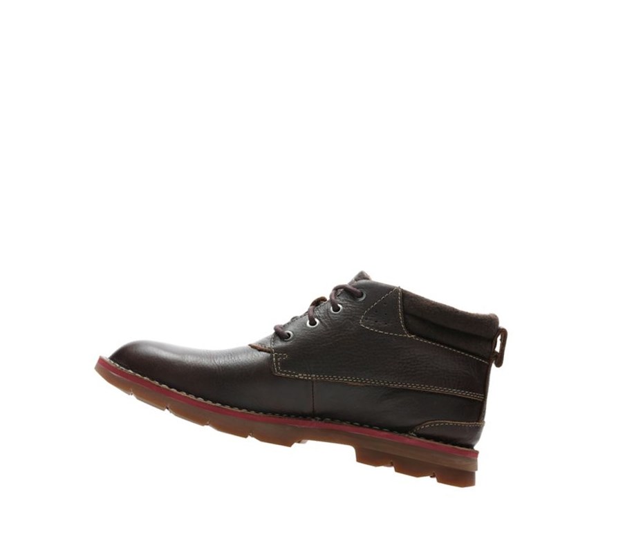 Clarks Varick Heal WarmLined Leder Stiefeletten Herren Braun | UYZX24975