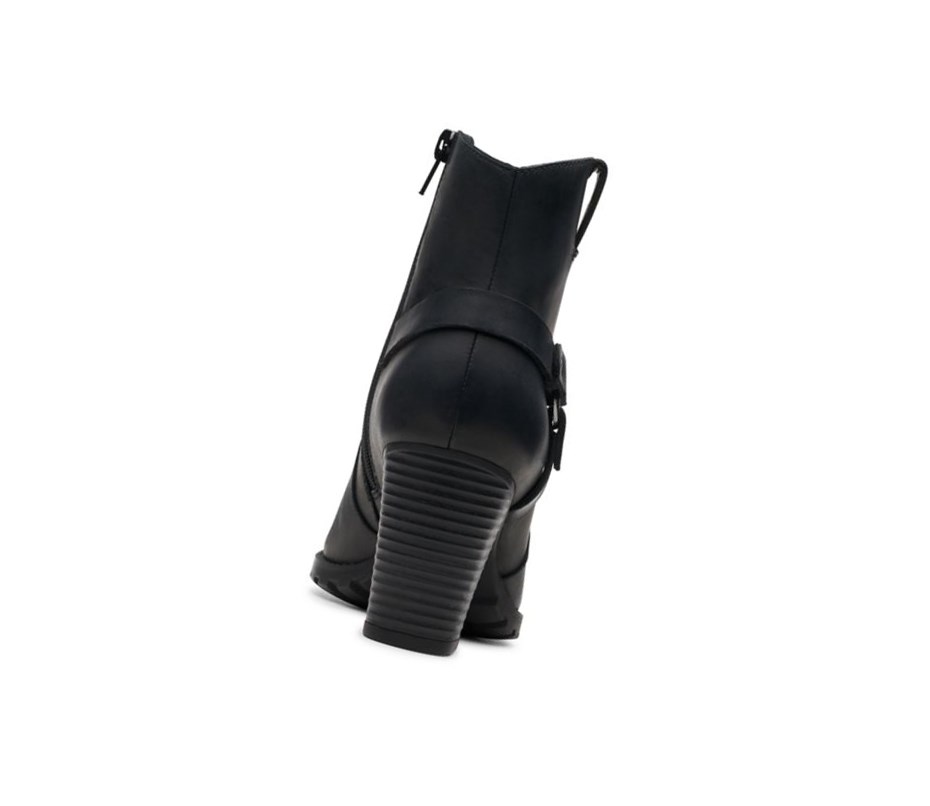 Clarks Verona Rock Leder Stiefeletten Damen Schwarz | EBDI16948