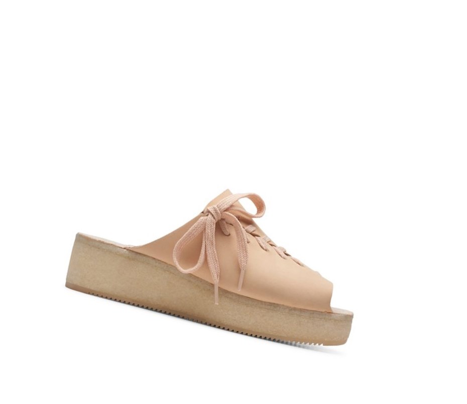 Clarks Wallacraft Open Nubuck Wallabee Damen Hellrosa | BGSZ87051