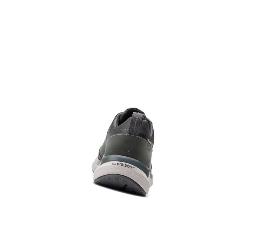 Clarks Wave 2.0 Vibe Nubuck Leder Weite Fit Wanderschuhe Herren Dunkelgrau | WRKT24738