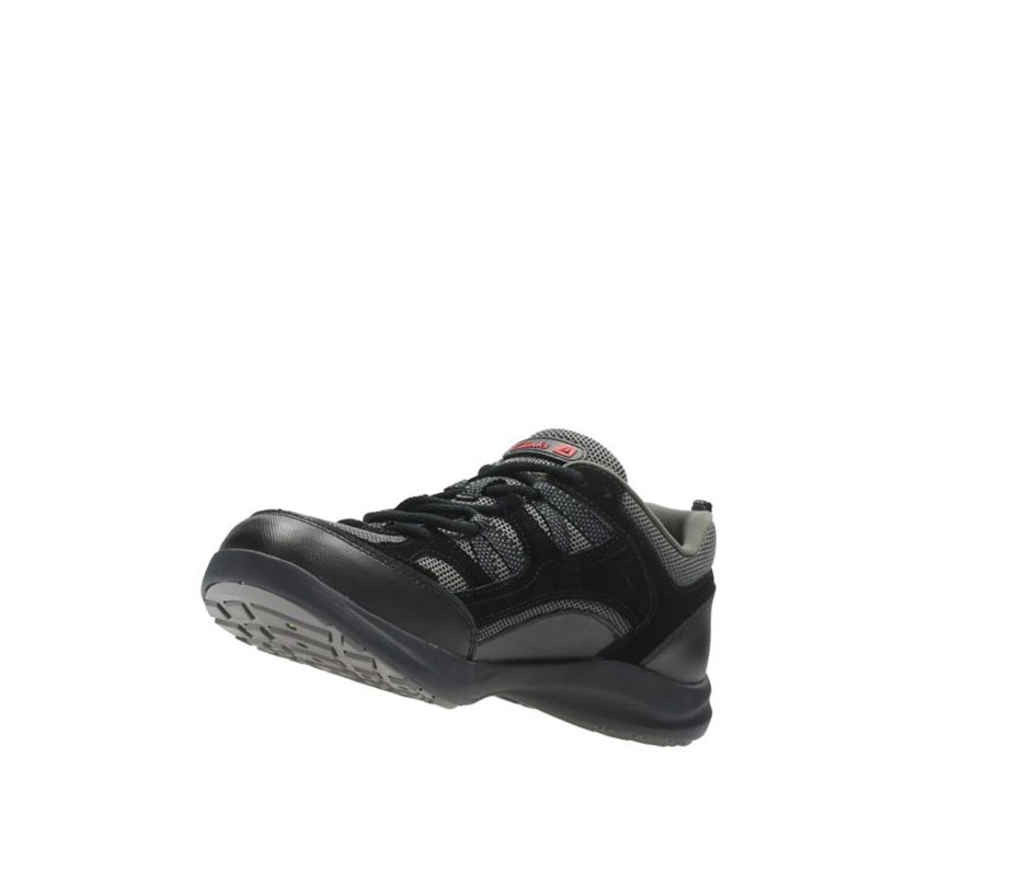Clarks Wave Vista Wildleder Wanderschuhe Herren Schwarz | JHUW69581